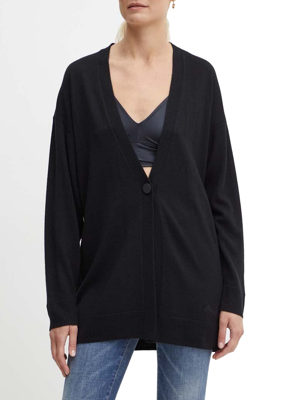 Cardigan Donna 6DYE1J Nero