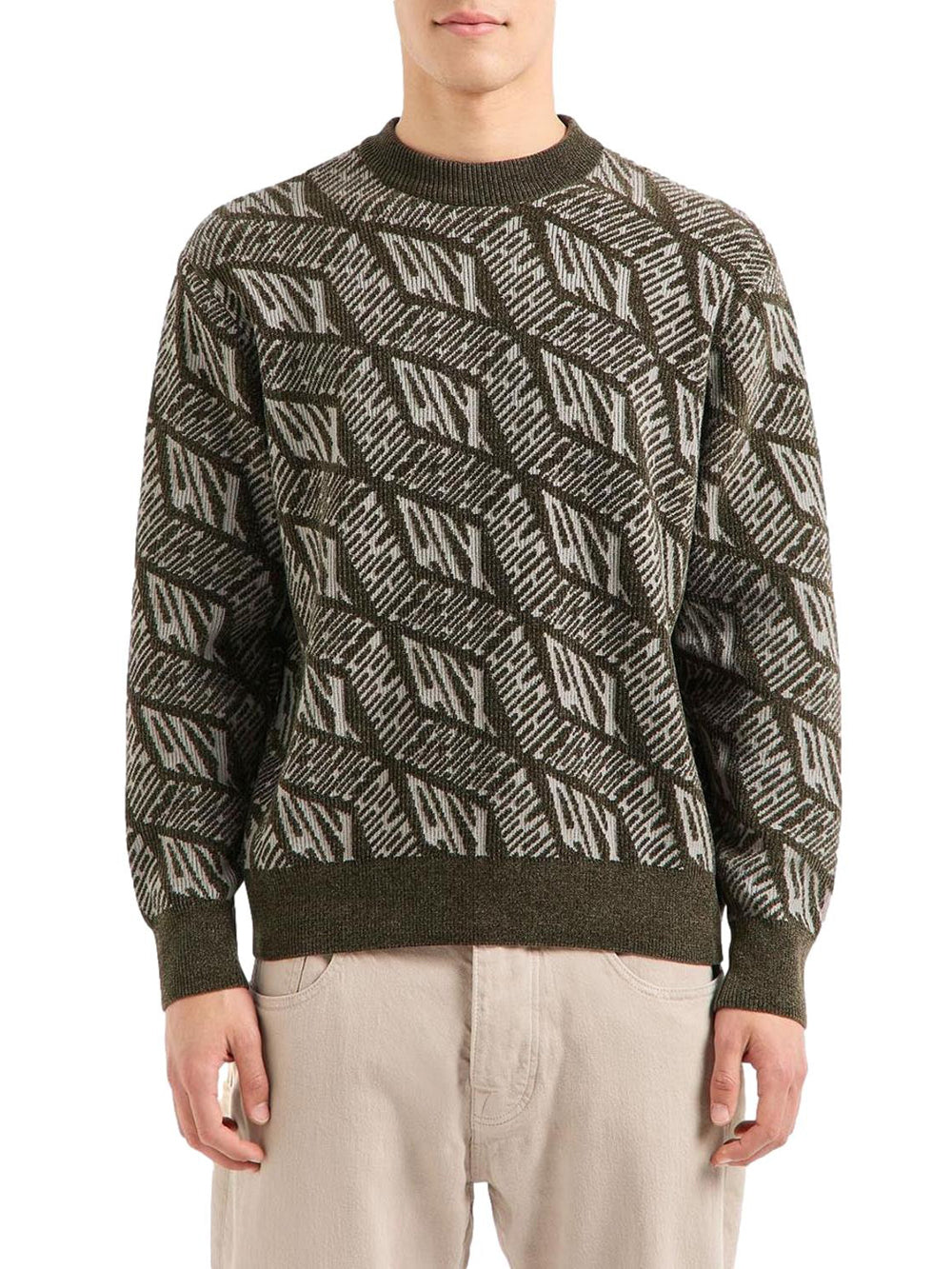 Pullover Uomo 6DZM1Q Verde