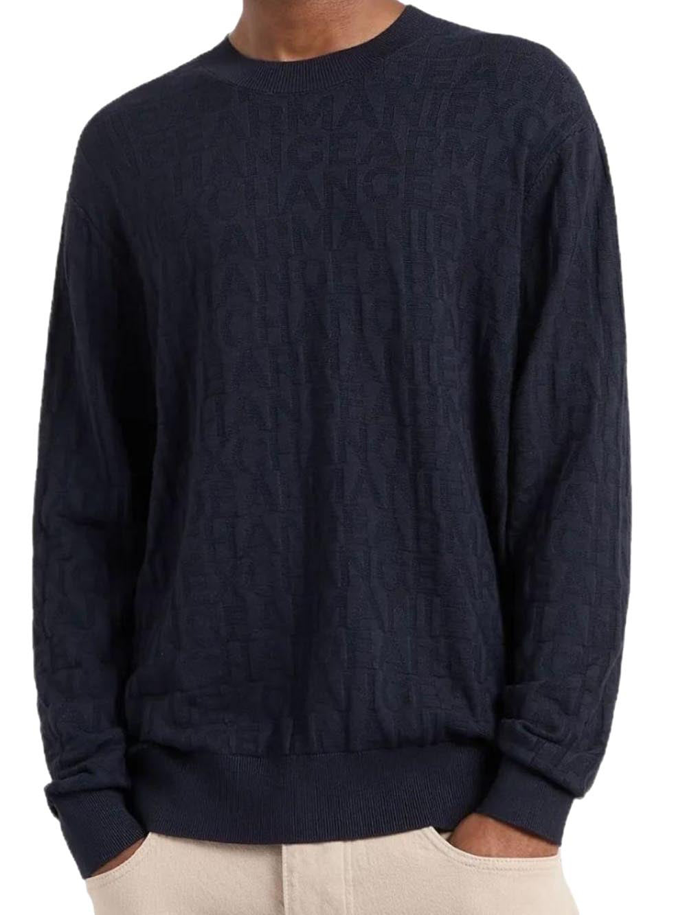 Pullover Uomo 6DZM1R Blu