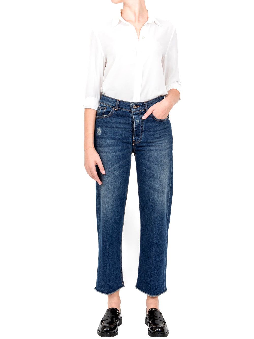 Jeans Regular Donna Blu