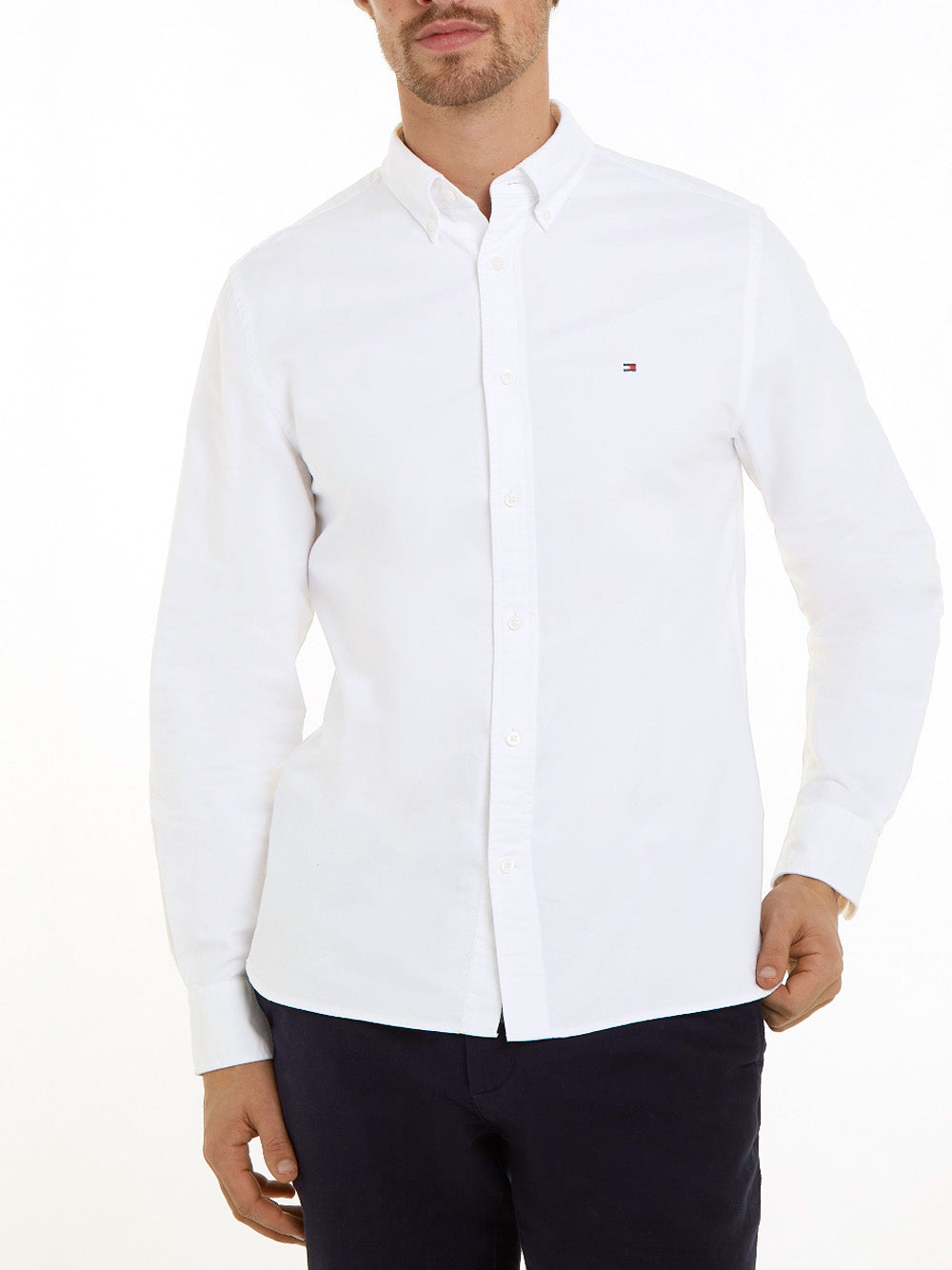 Camicia Uomo MW0MW35774 Bianco