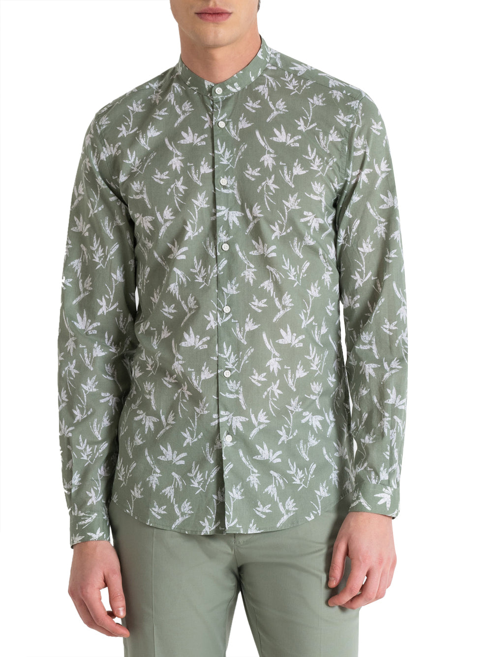 Camicia Uomo MMSL00631 Verde