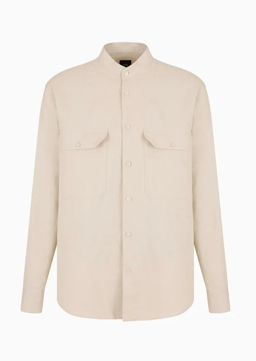 Camicia Uomo 3DZCF7 Beige