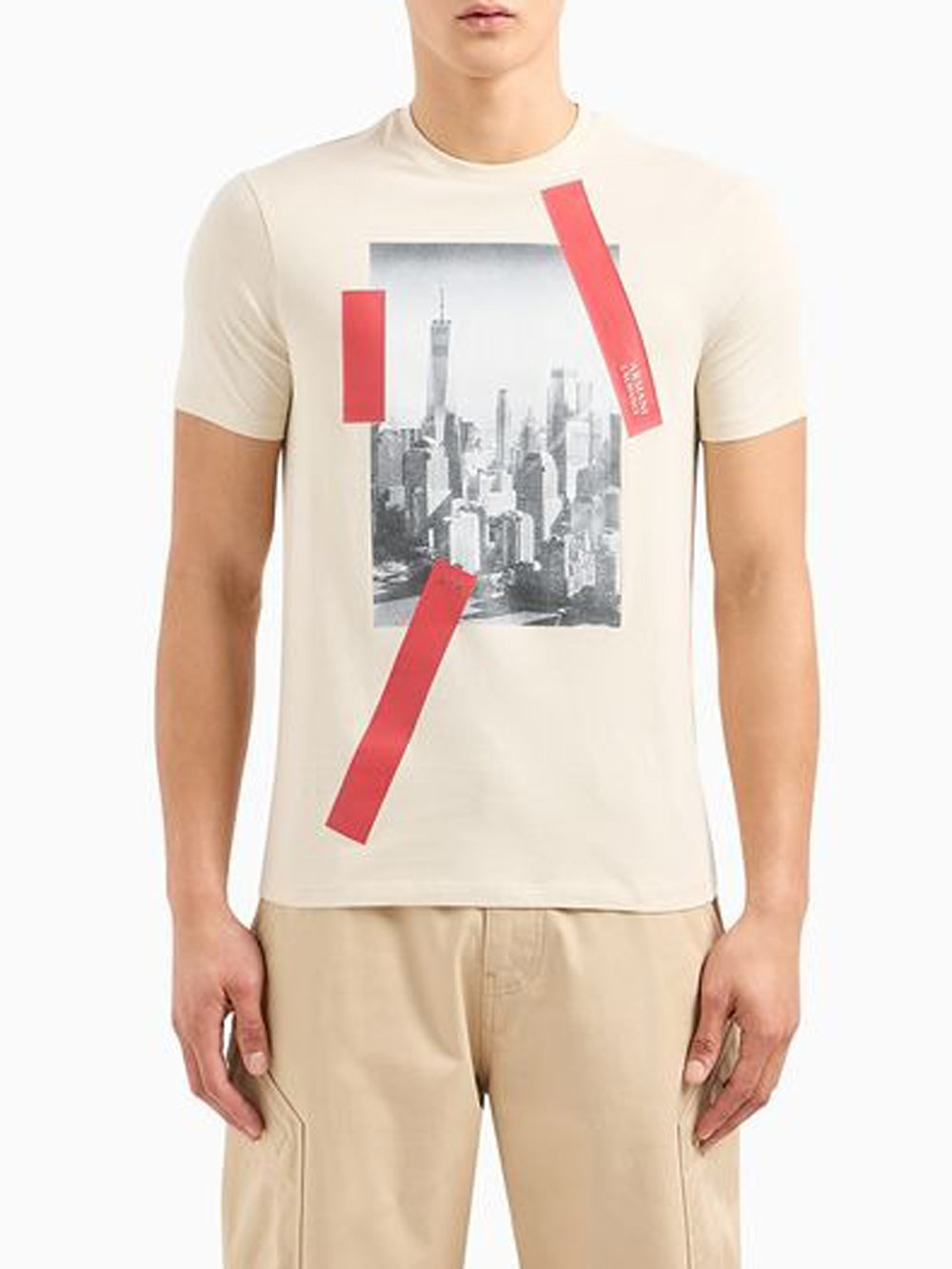 T-shirt Uomo 3DZTHR Beige