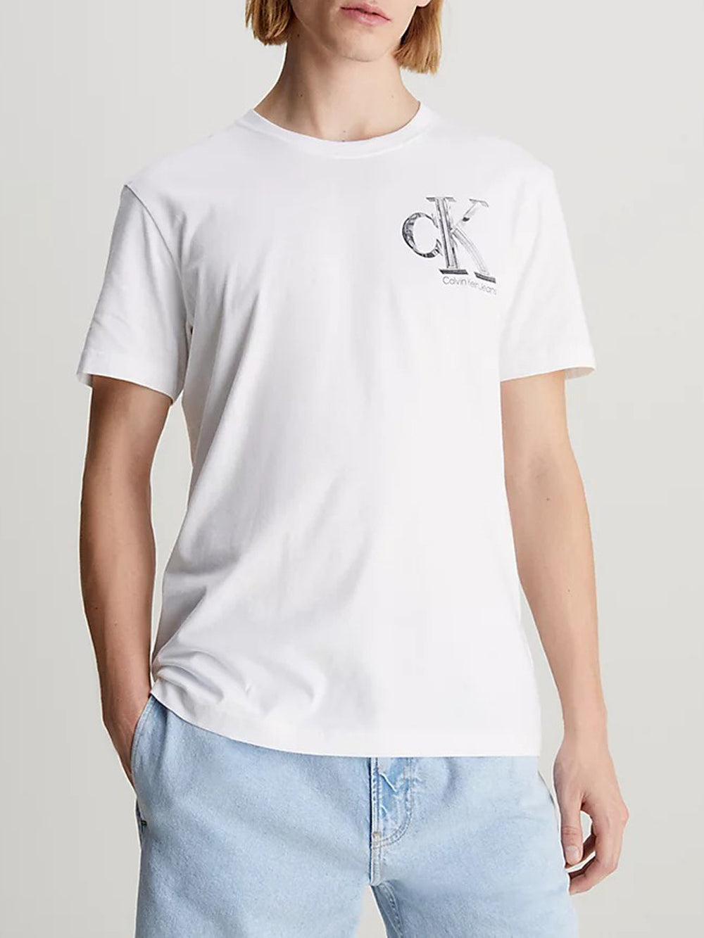 T-shirt Uomo J30J325498 Bianco