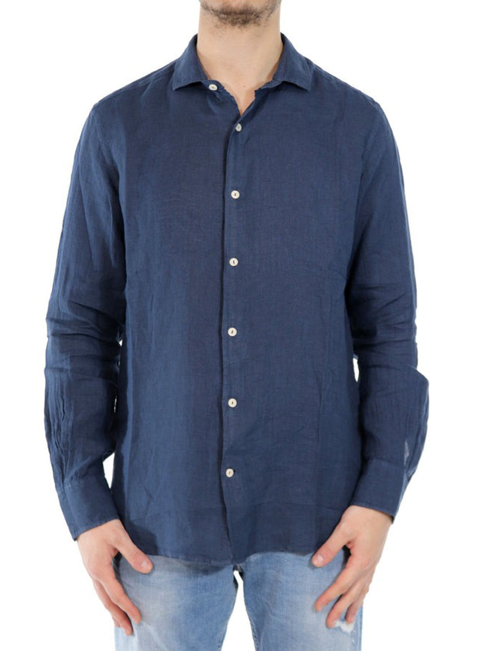 Camicia Uomo PAMP001 Blu