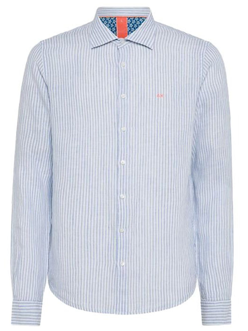 Camicia Uomo S34121 Azzurro