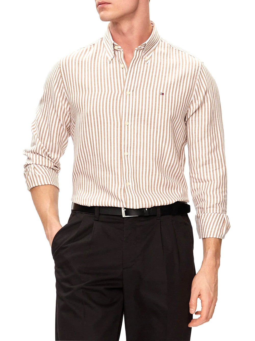 Camicia Uomo MW0MW34633 A.CR_DES