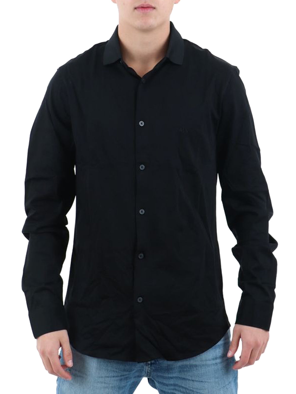 Armani Exchange Camicia Uomo XM000497 Nero