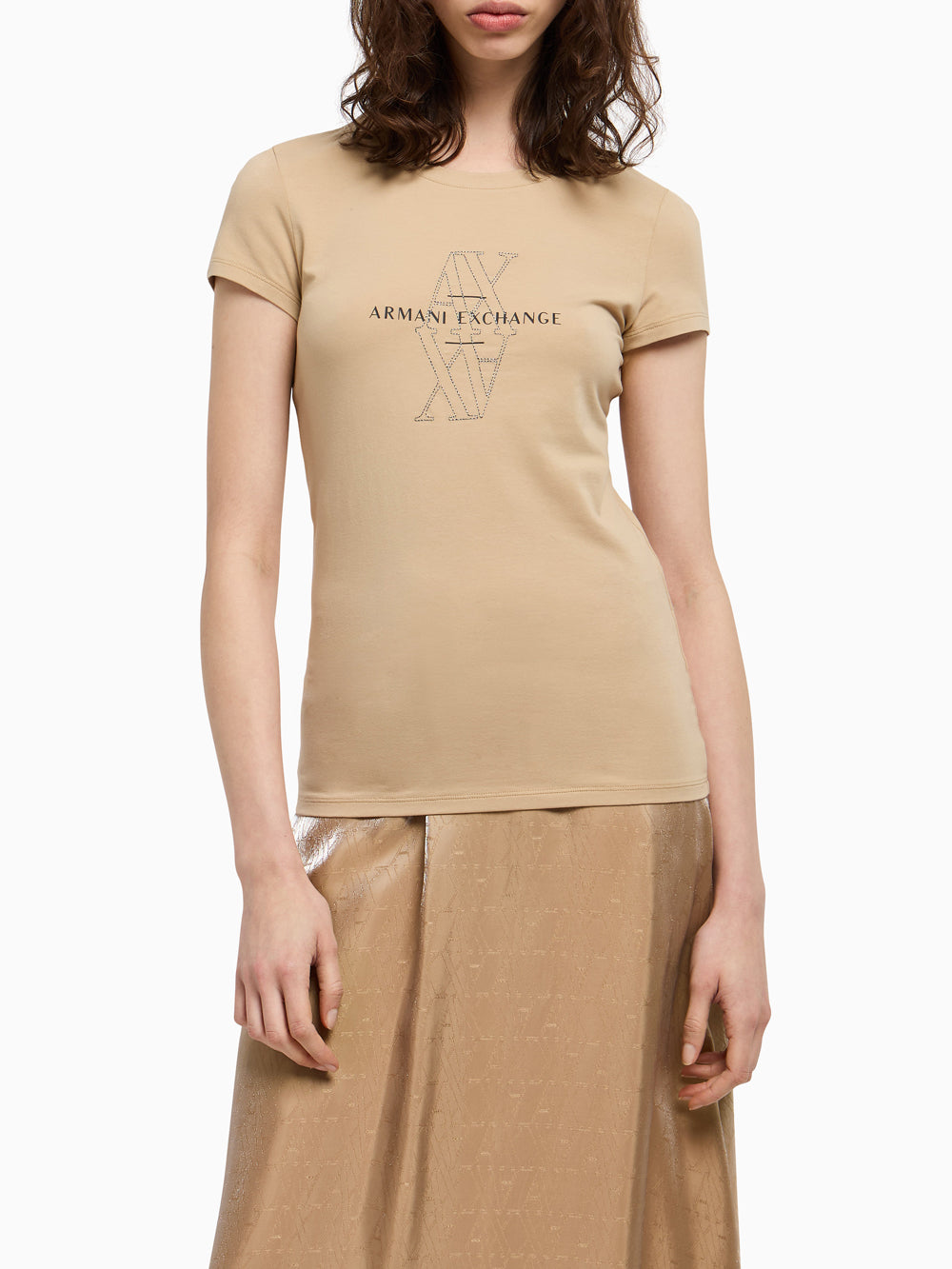 T-shirt Donna XW000512 Beige