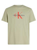 Calvin Klein T-shirt Uomo Monogram Verde