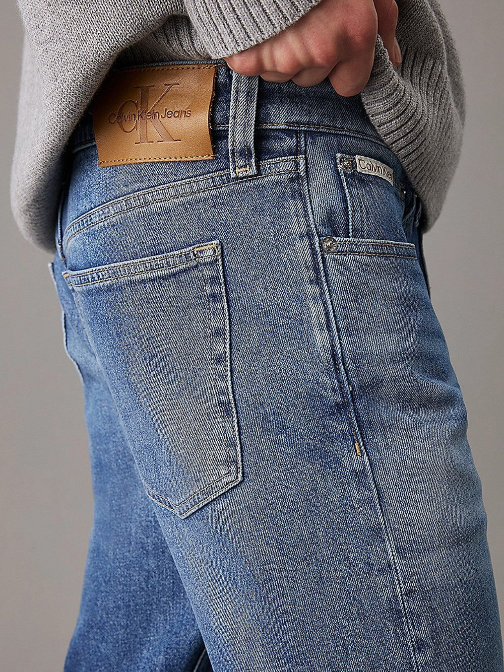 Jeans Uomo Slim Blu