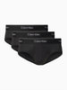 Calvin Klein Slip Uomo Hip Brief 3Pk Nero