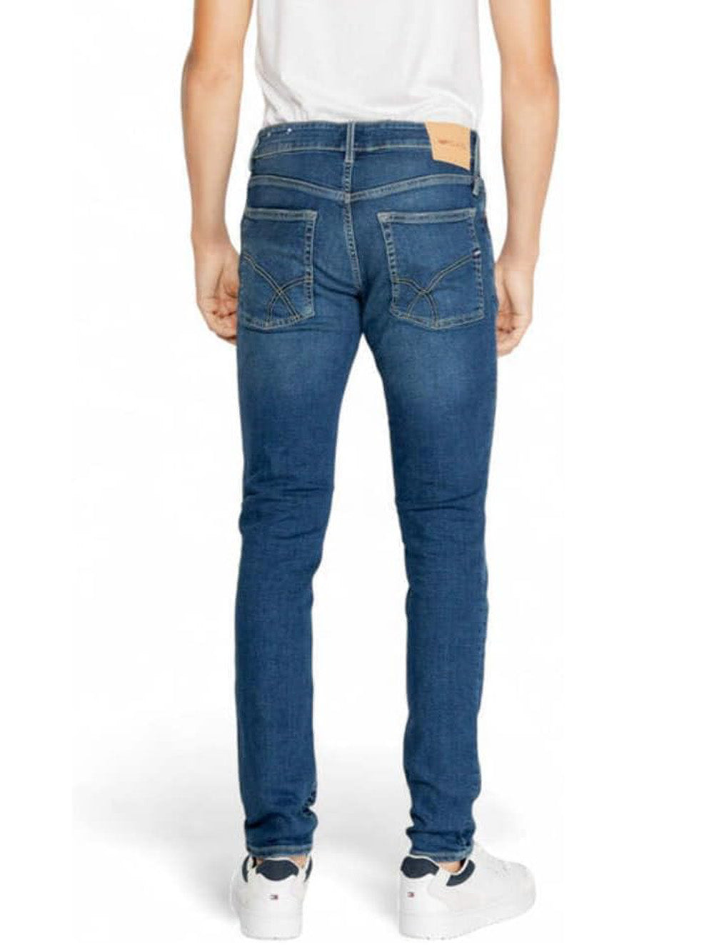 Jeans Uomo Sax Zip Rev Blu