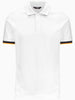 K-way Polo Uomo Vincent Pique Bianco