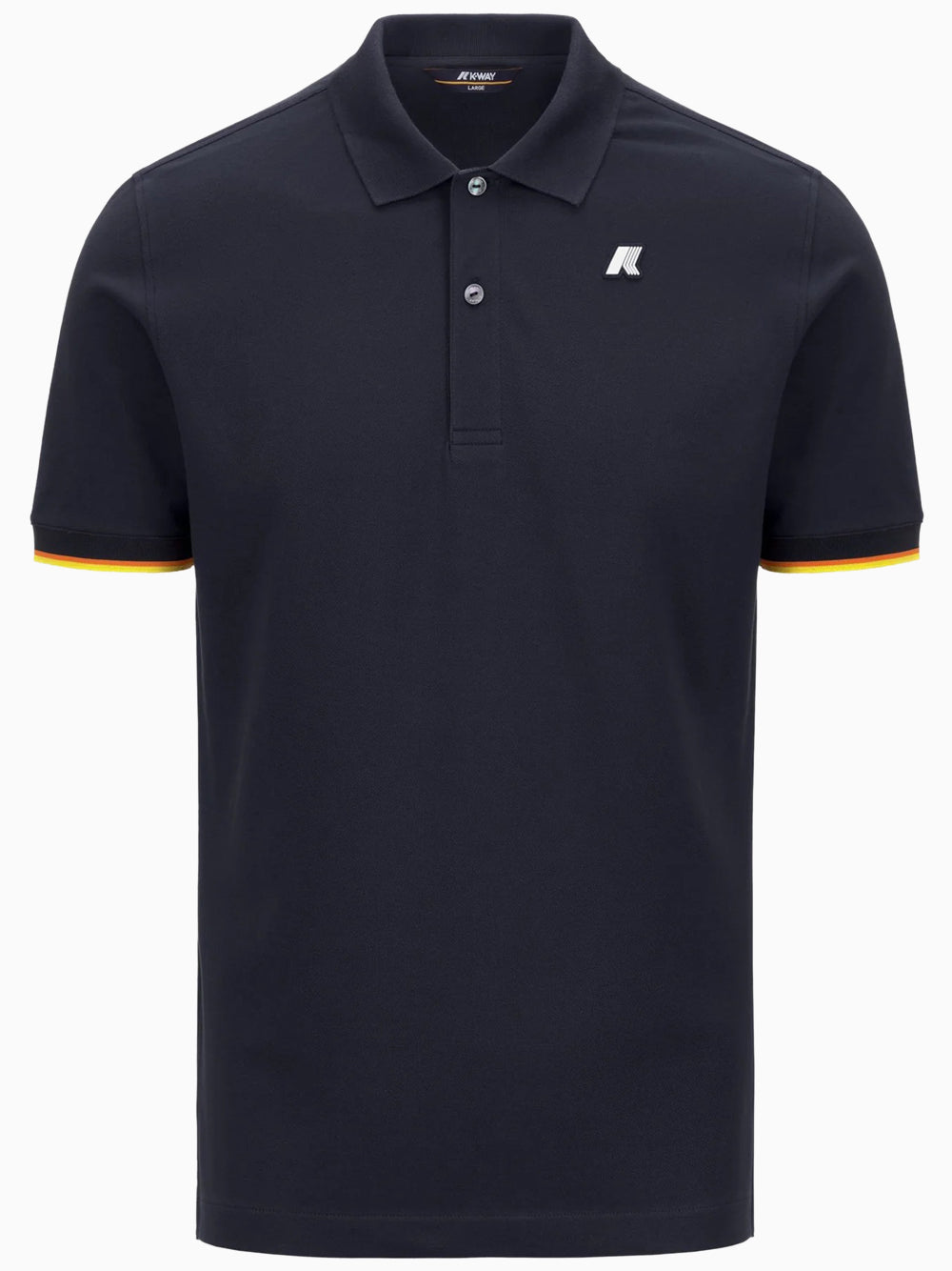 K-way Polo Uomo Vincent Pique Blu