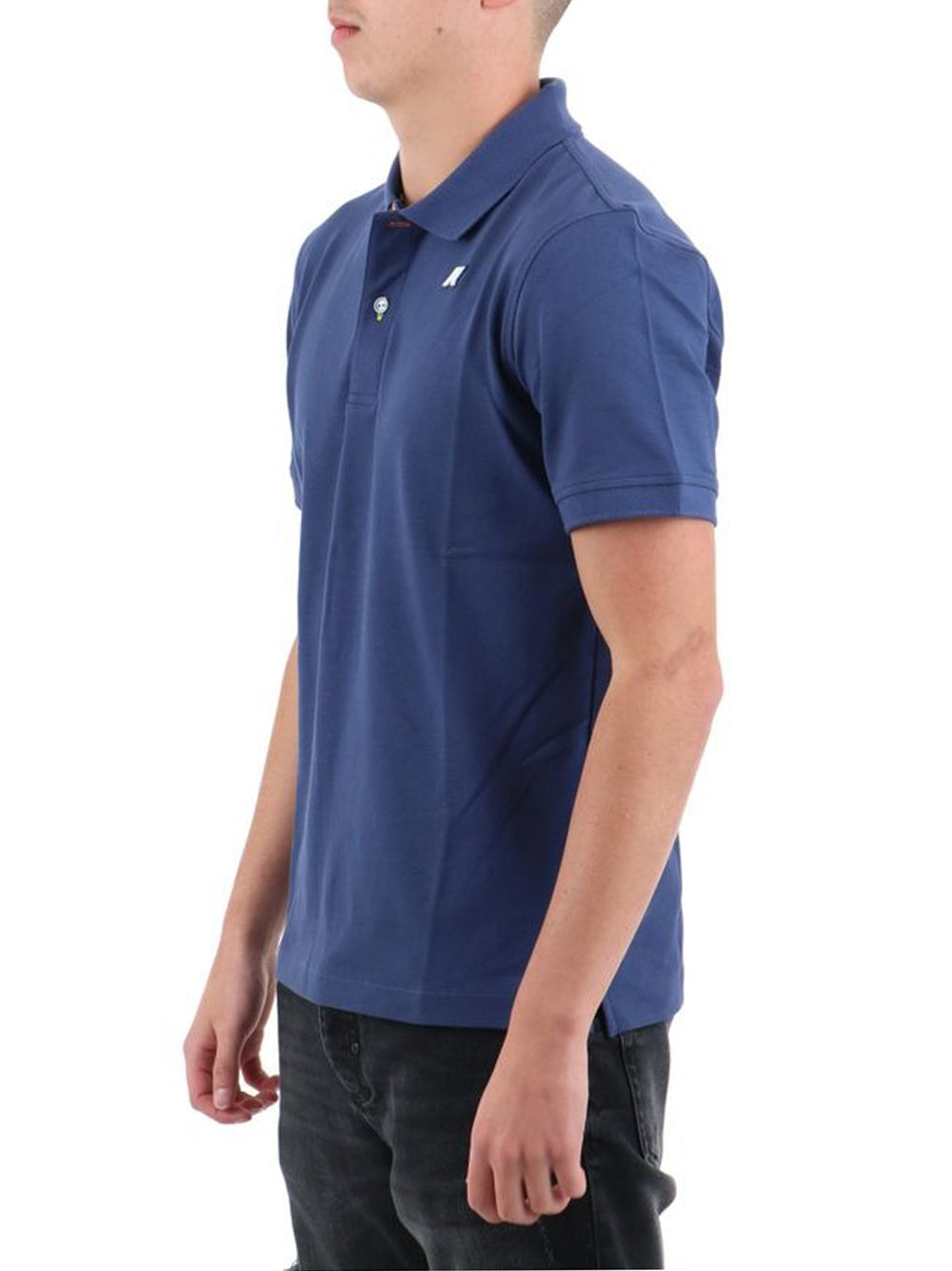 K-way Polo Uomo Vinnie Pique Blu