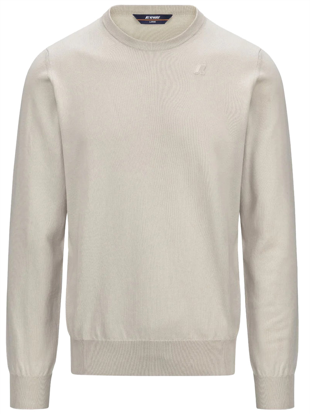 K-way Pullover Uomo Sebastien Cotton Ps Beige