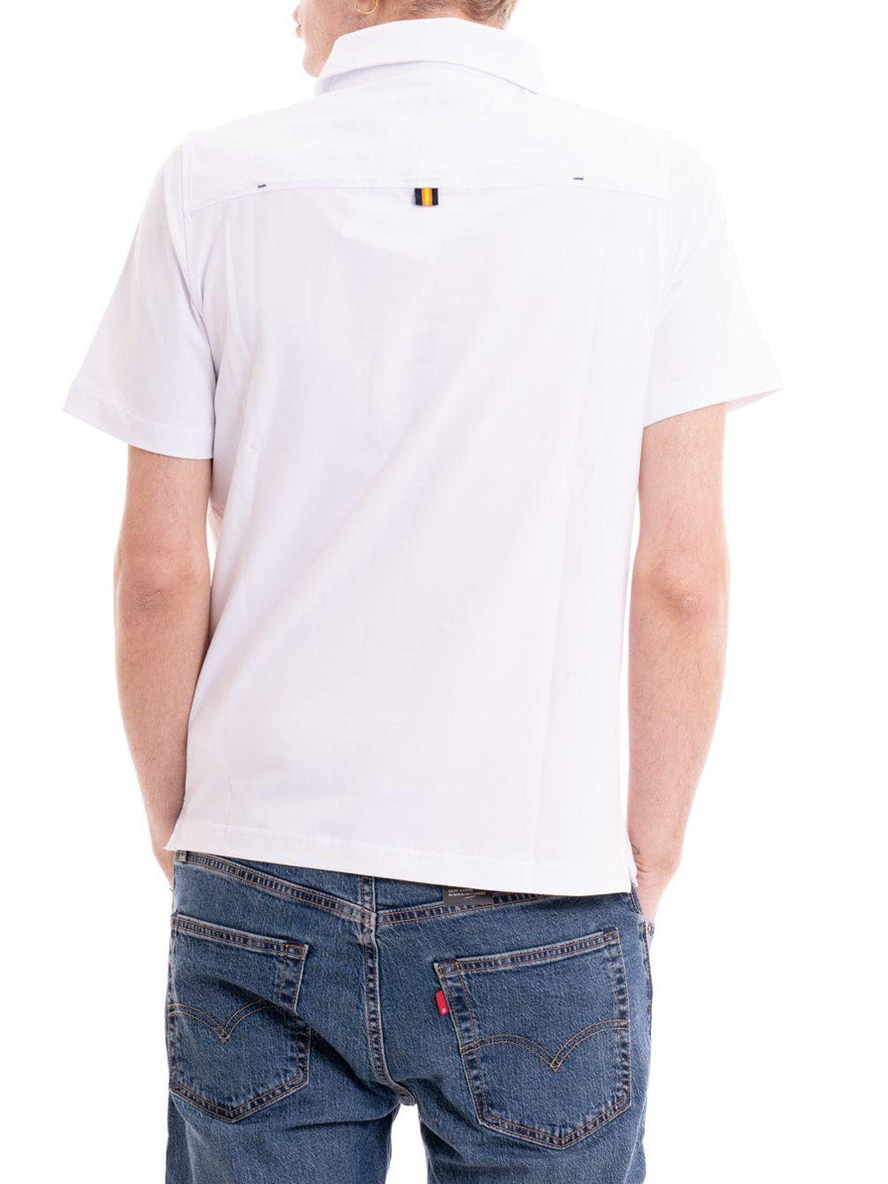 K-way Polo Uomo K61419W Bianco