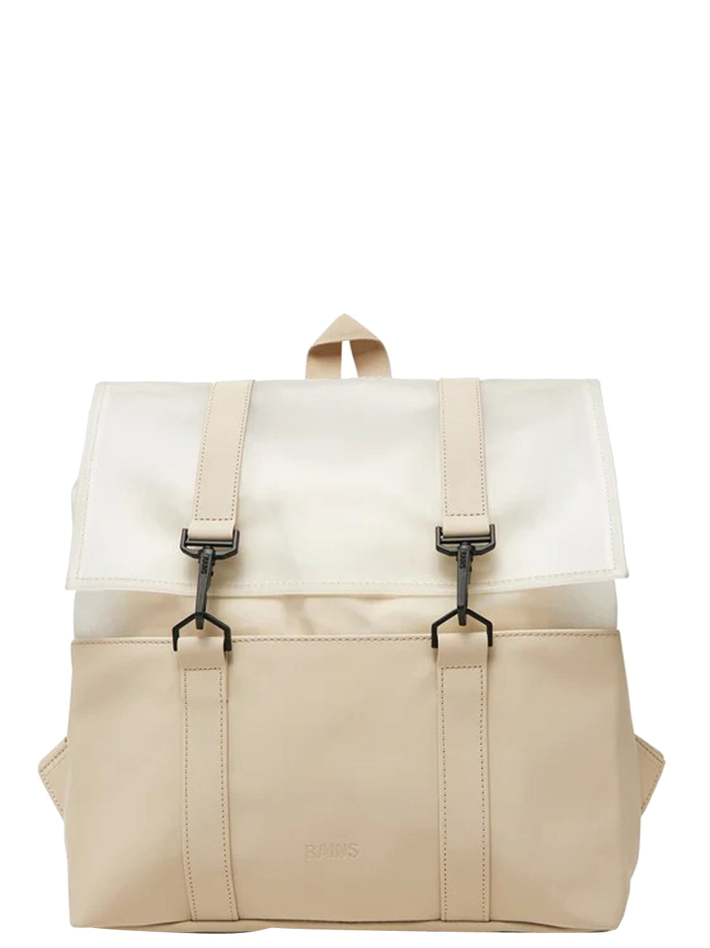 Rains Zaino Unisex Beige / Bianco Ottico