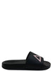 Sun68 Ciabatta Donna Slippers Logo Nero