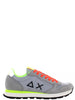 Sun68 Sneakers Uomo Tom Fluo Grigio