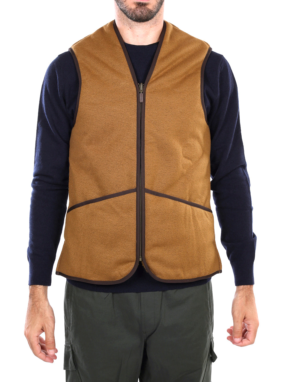 Gilet Uomo MLI0004 Marrone