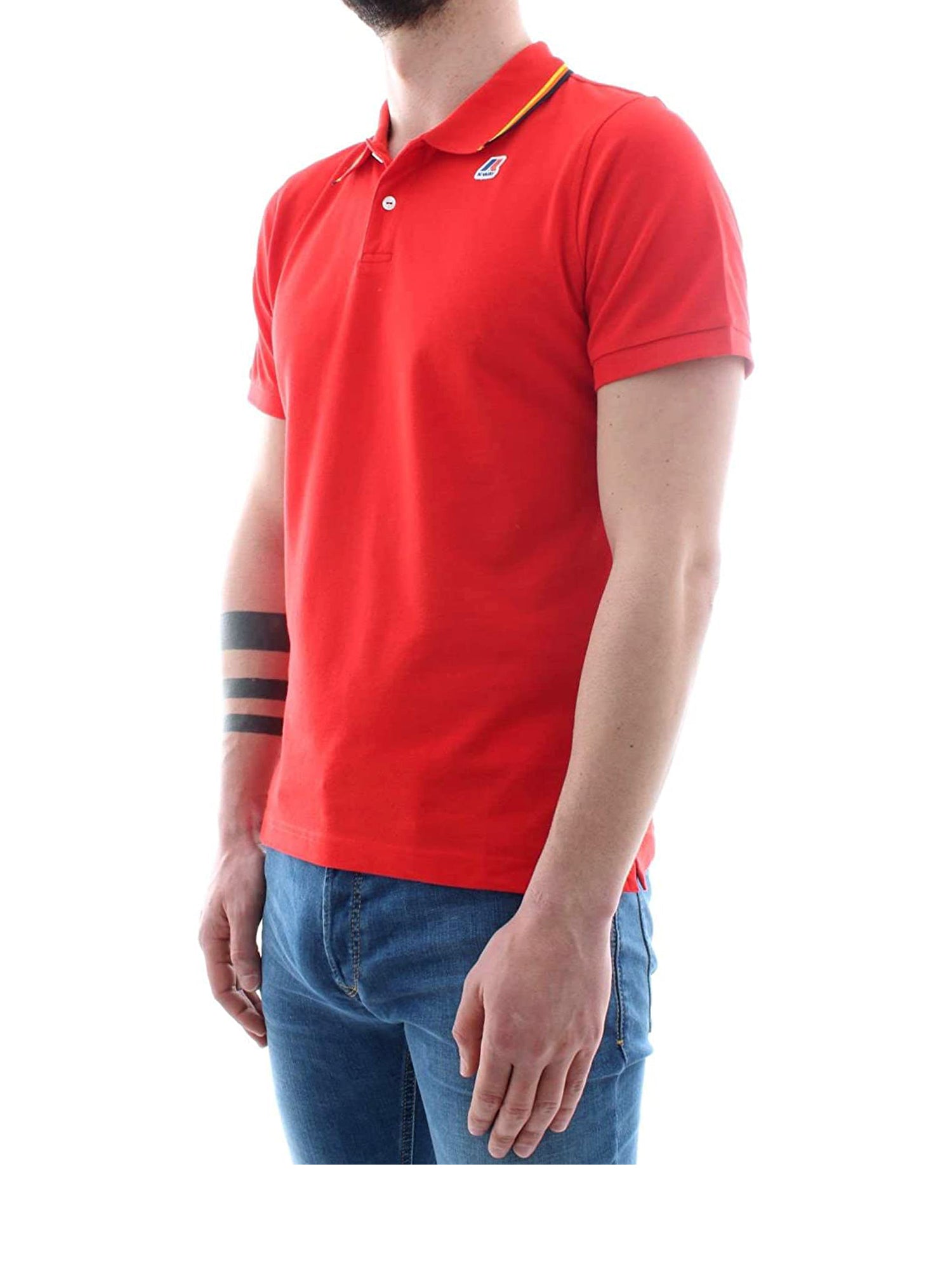 Polo Uomo K0088DO Rosso