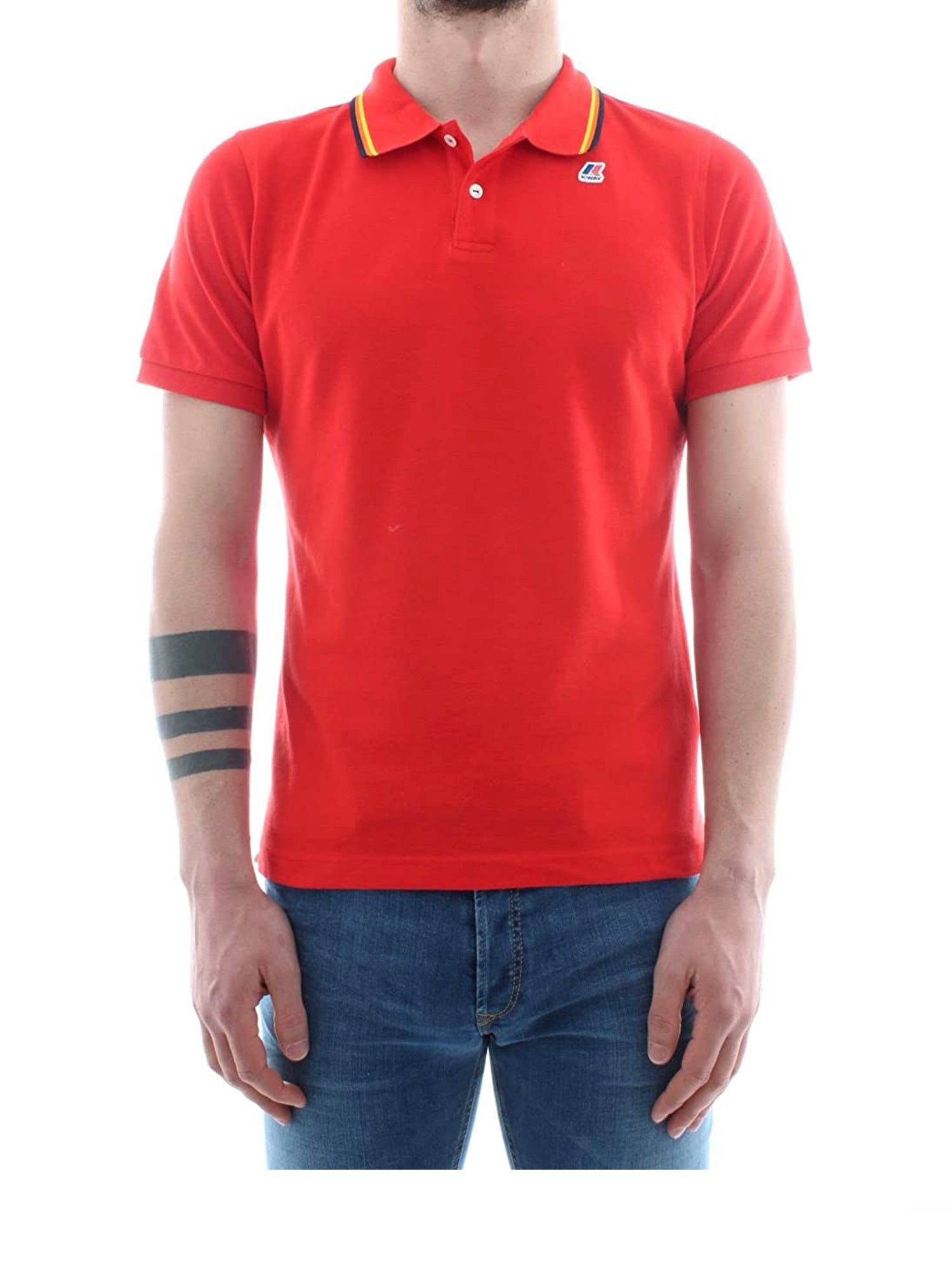 Polo Uomo K0088DO Rosso