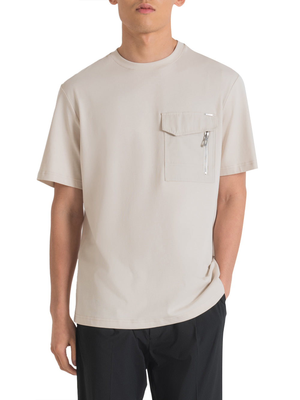 T-shirt Uomo MMKS02373 Beige