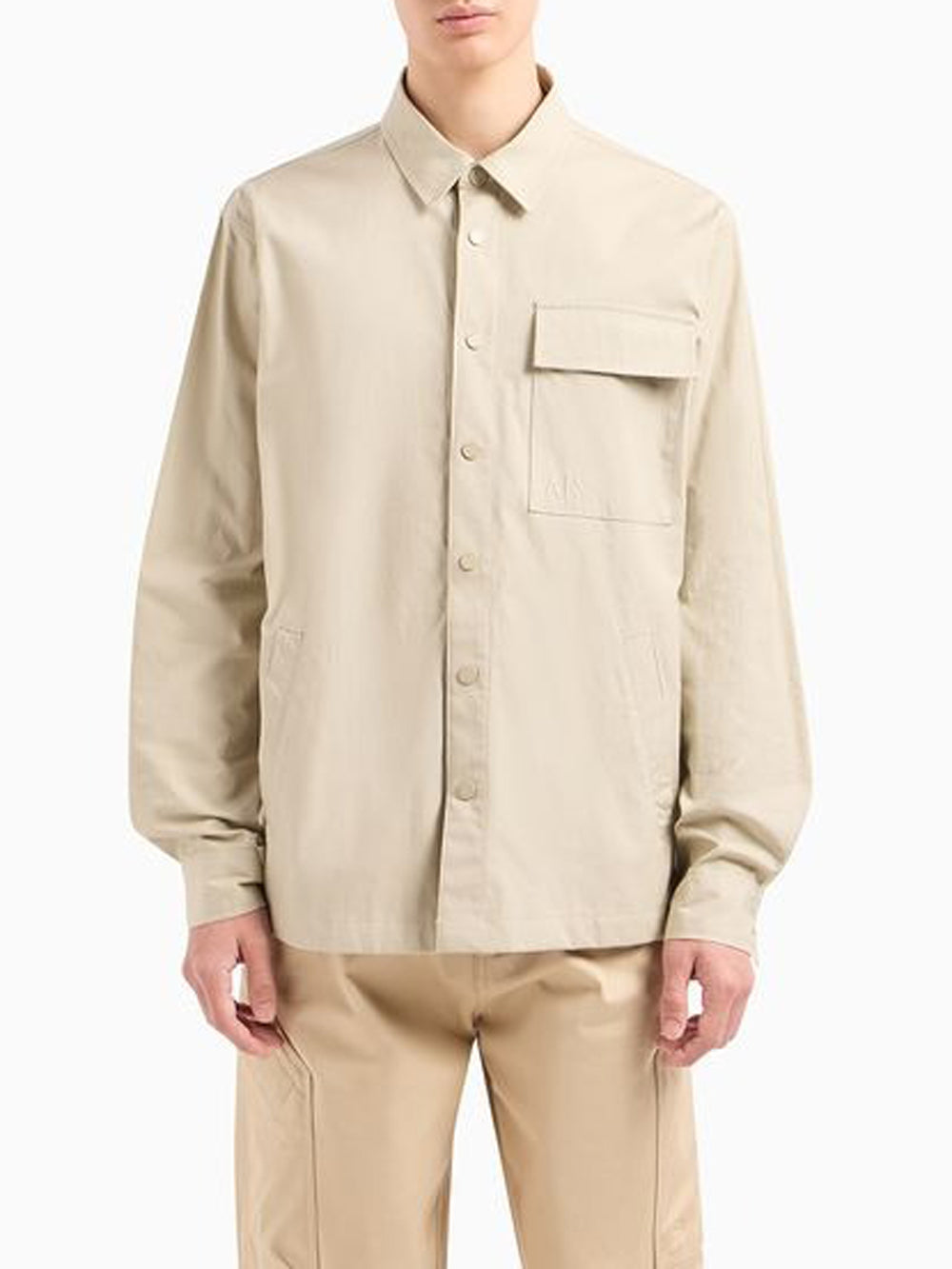 Camicia Uomo 3DZC02 Beige