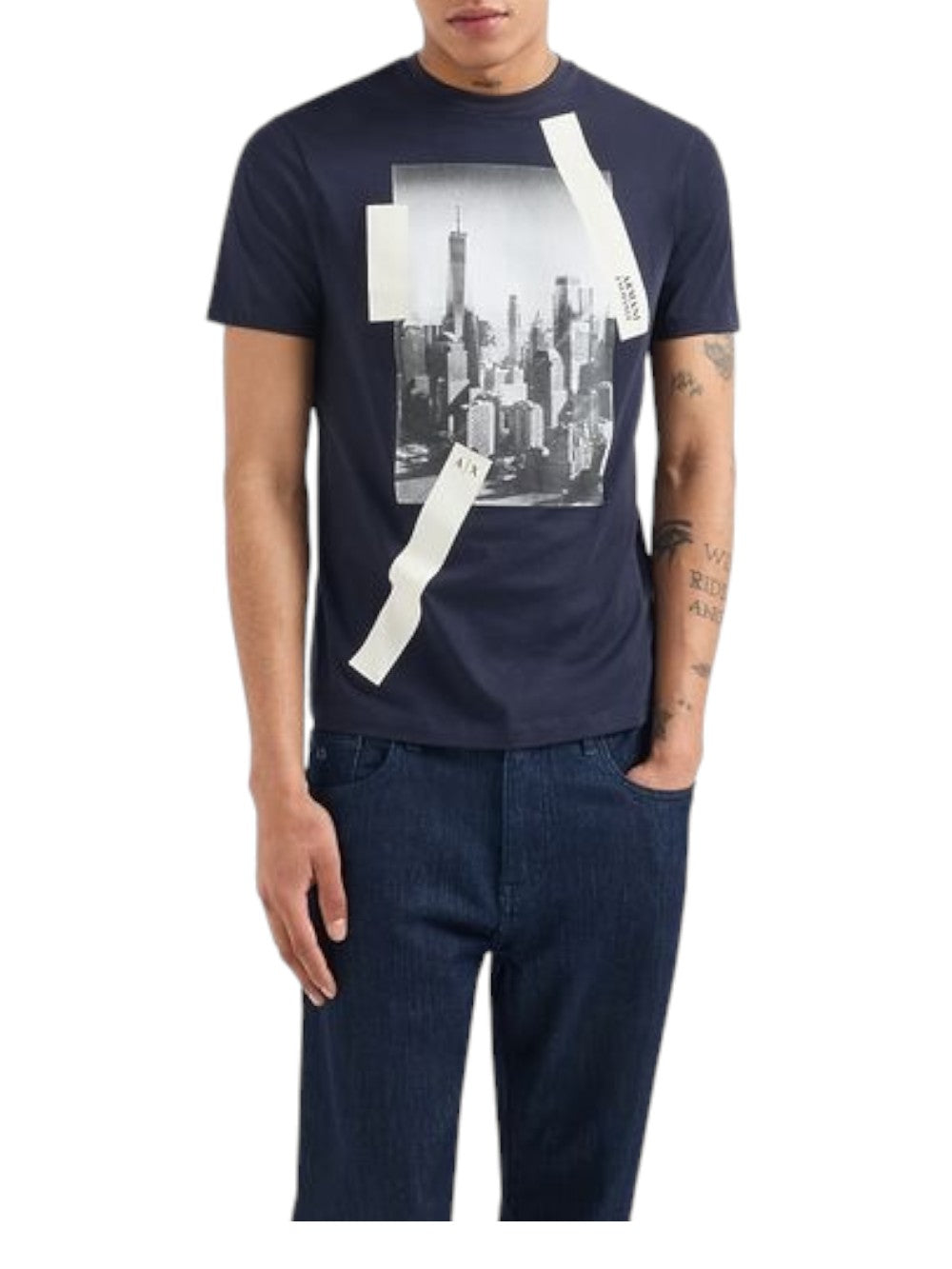 T-shirt Uomo 3DZTHR Blu