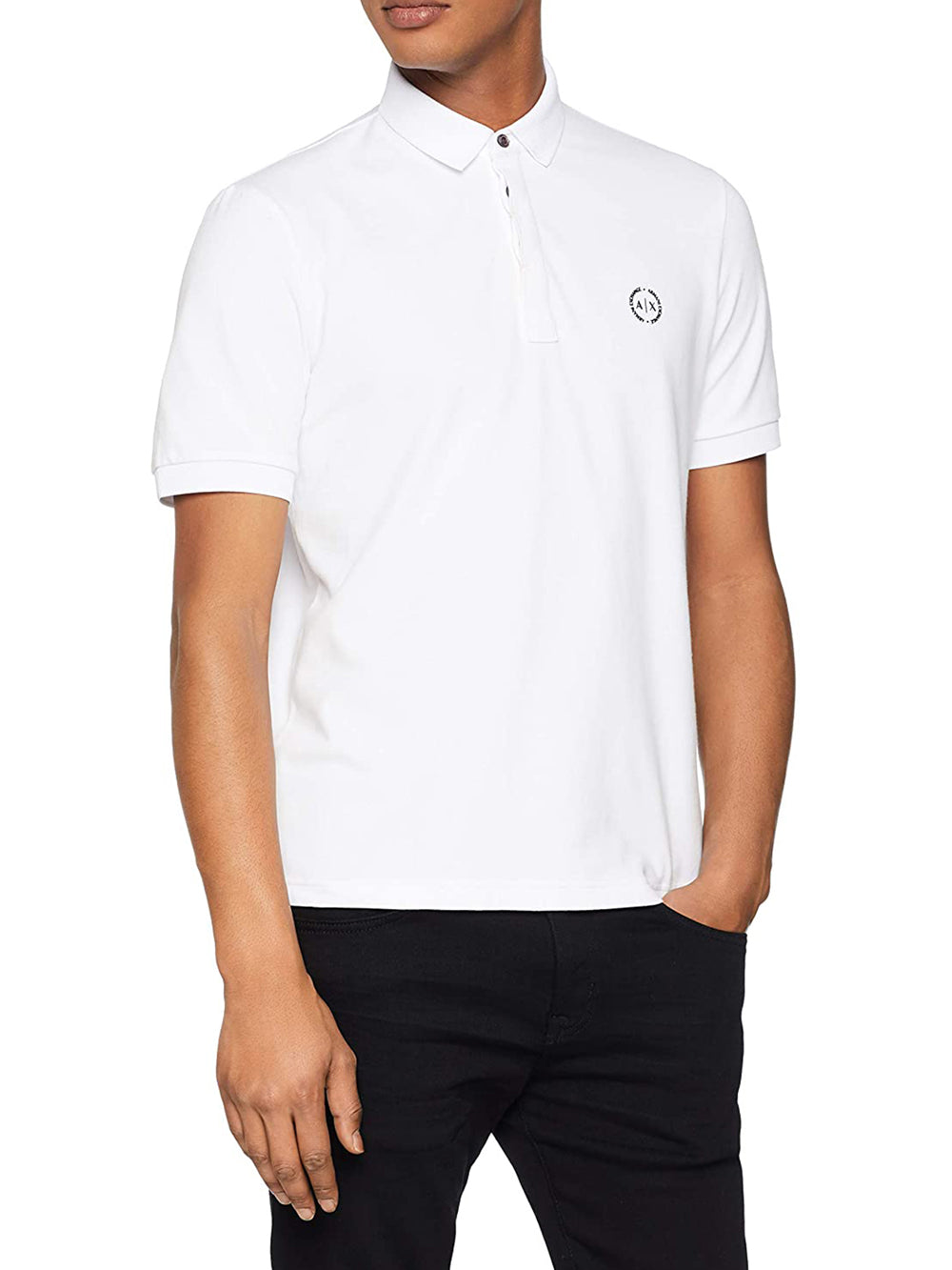 Polo Uomo 8NZF91 Bianco