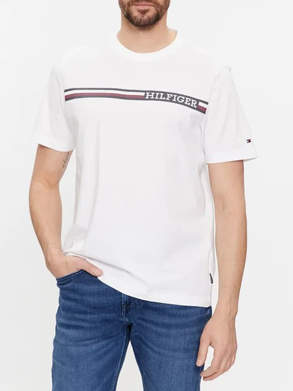 T-shirt Uomo MW0MW33688 Bianco