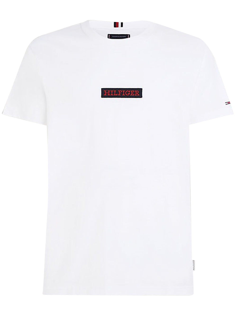 Tommy Hilfiger T-shirt Uomo MW0MW34373 Bianco MW0MW34373 | faimoda.com